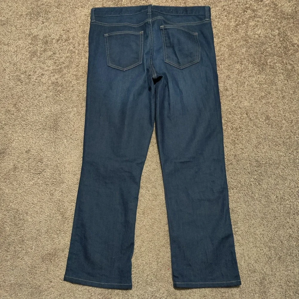 GAP 1969 Perfect Boot Jeans Women's Size 32t 36 x 29 Blue Denim Pants - Picture 5 of 9